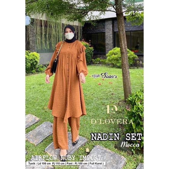NADIN ONE SET ORIGINAL BY D'LOVERA HIJAB SISTER'S