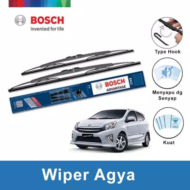 Paket Wiper Bosch Advantage Mobil Agya Ayla