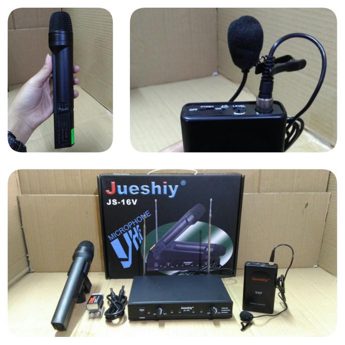 Super Mic / Microphone Wireless Jueshiy Js-16V Bukan Shure Atau Wster Sale
