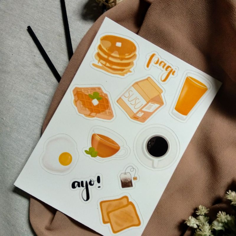 

STIKERPOT - Sticker aesthetic/ Sticker lucu/ Sarapan