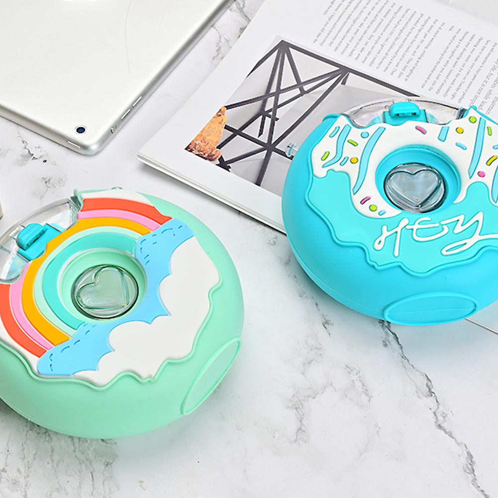 NEEDWAY Botol Air Minum Bayi Poratable Anak Ice Cream Donut Rainbow Anti Bocor Children Training Cup
