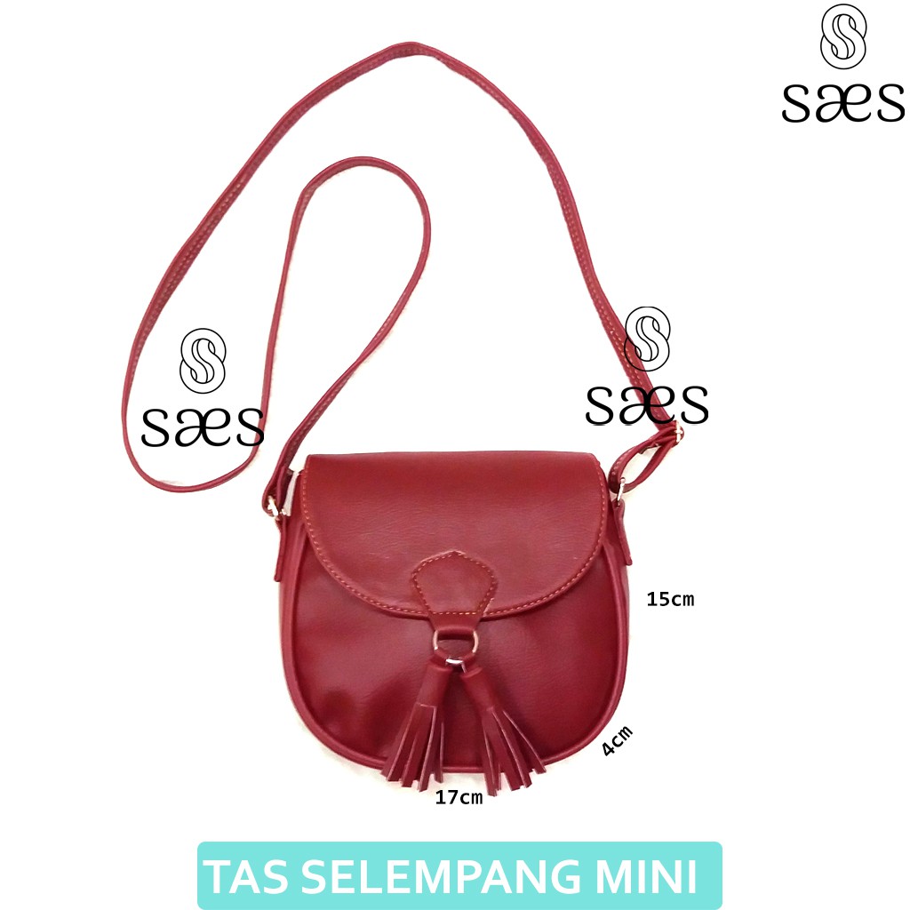 SAES - Adenium Tas Selempang Kulit Wanita Tas Wanita Vintage Retro