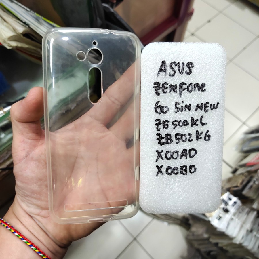 asus zenfone GO 5in new / ZB500KL / ZB502KG / X00AD / X00BD softcase karet murah meriah mantap