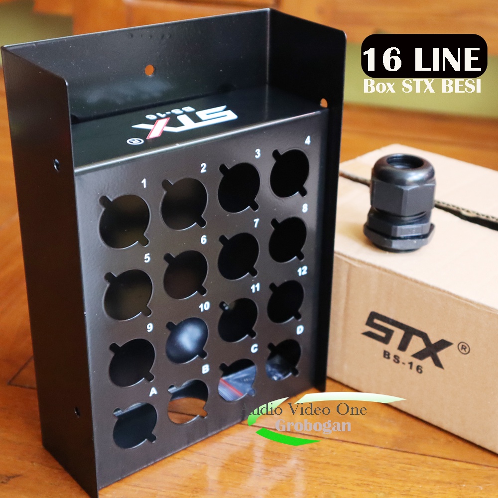 Box Snake Kabel DSC 16 STX Panel Box Kabel Audio Snek 16 Channel Besi