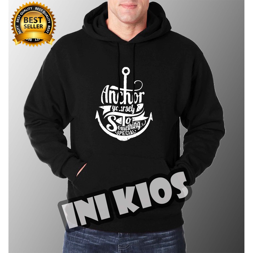 BERKUALITAS Jaket JANGKAR ANCHOR JANGKAR PELAUT Keren Pria Sweater Hoodie