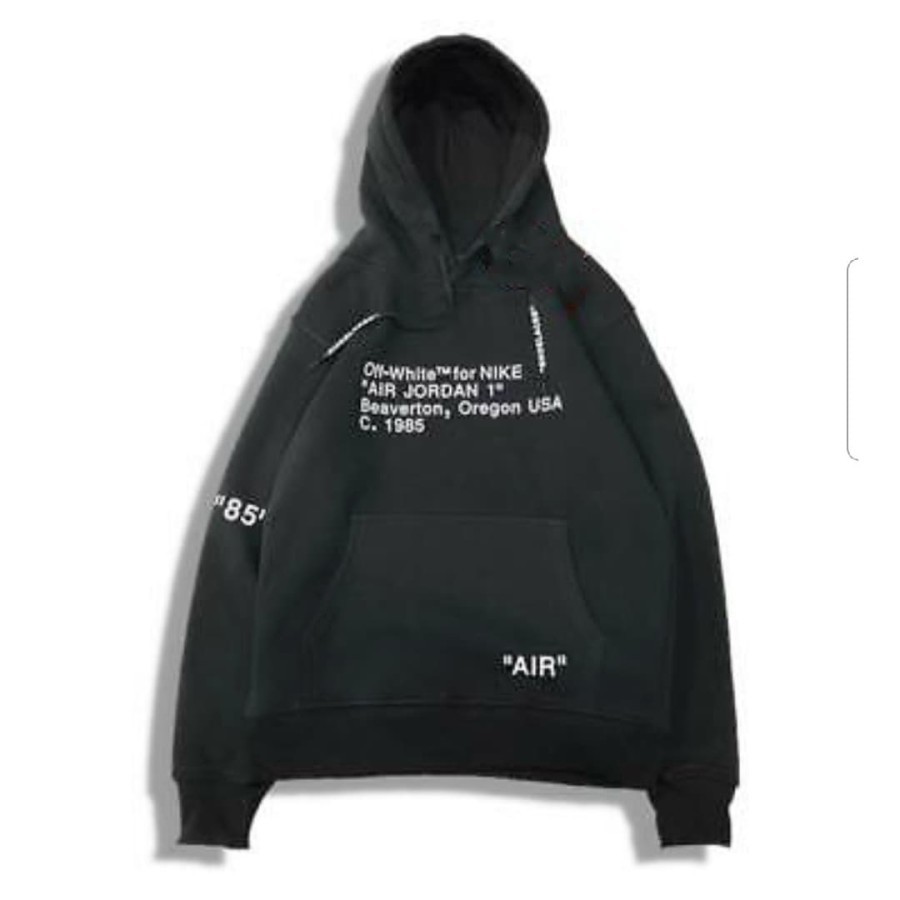 nike air zip up hoodie off white