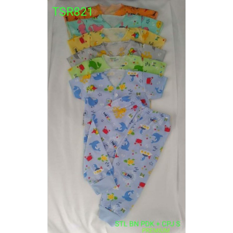 Stelan newborn (Baju pendek+Celana panjang)/Stelan newborn CP