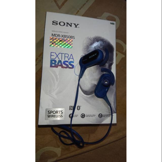 Sony mdr-xb50bs sports wireless Bluetooth headphones