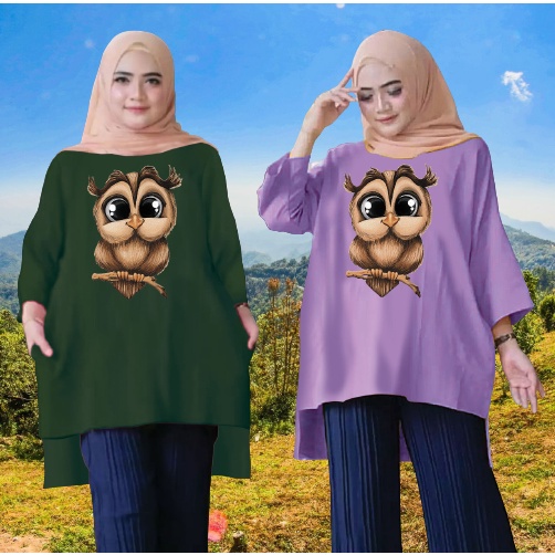 TUNIK WANITA / TUNIK WANITA JUMBO / TUNIK WANITA TERBARU 2021 KEKINIAN / TUNIK KAOS PANJANG/TUNIK WA
