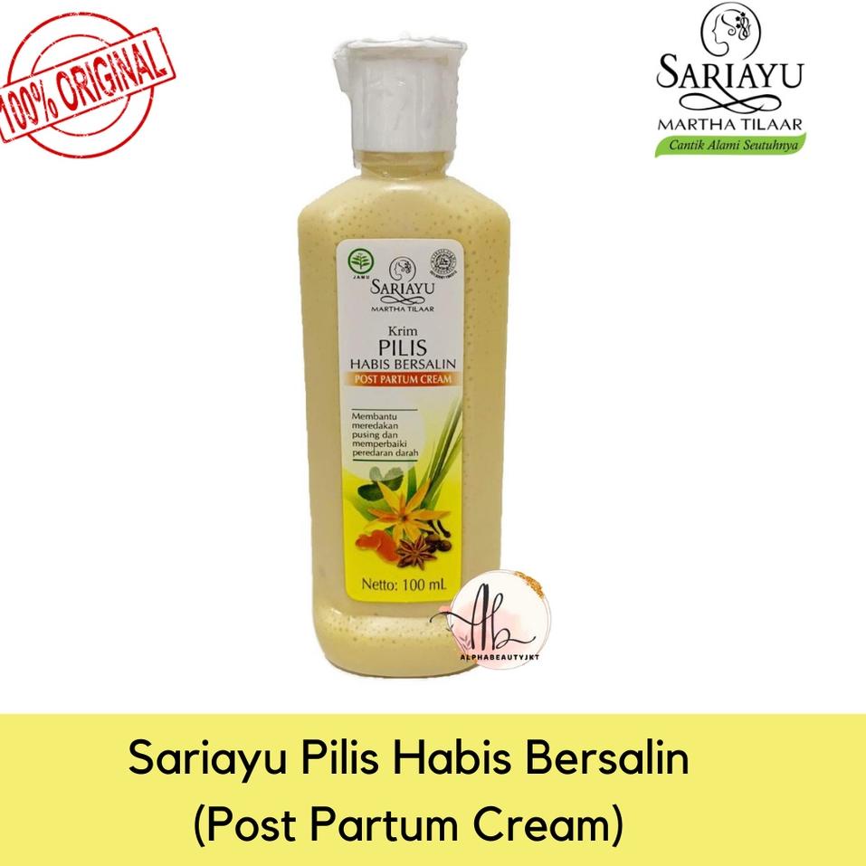 SARIAYU KRIM PILIS JAMU HABIS BERSALIN 100 ML - CREAM PILIS SARIAYU KREM PILIS DSJFQ8474