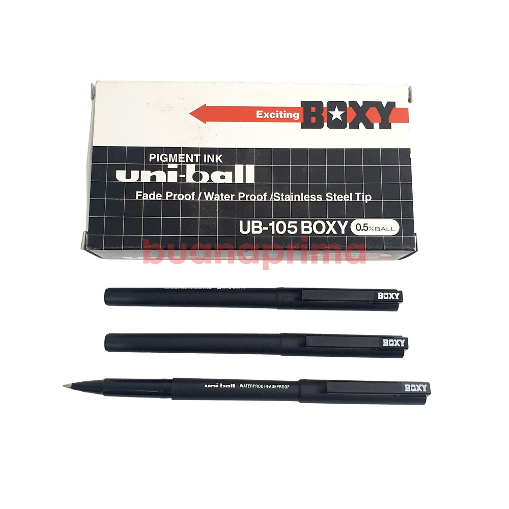 Jual Pulpen Boxy Uni Ball UB 105 Uniball Mata Besi Ballpoint | Shopee ...