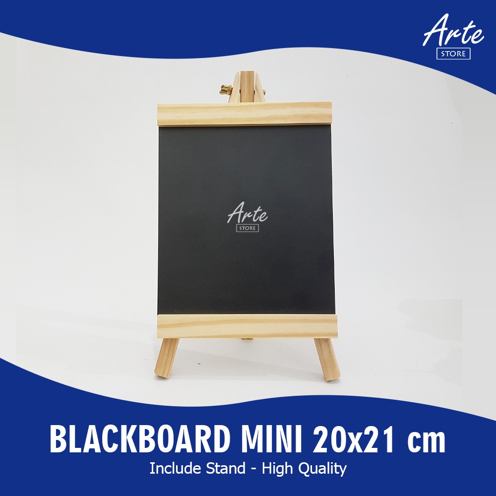 Blackboard Mini - Papan Tulis Hitam Kecil 20x21 cm