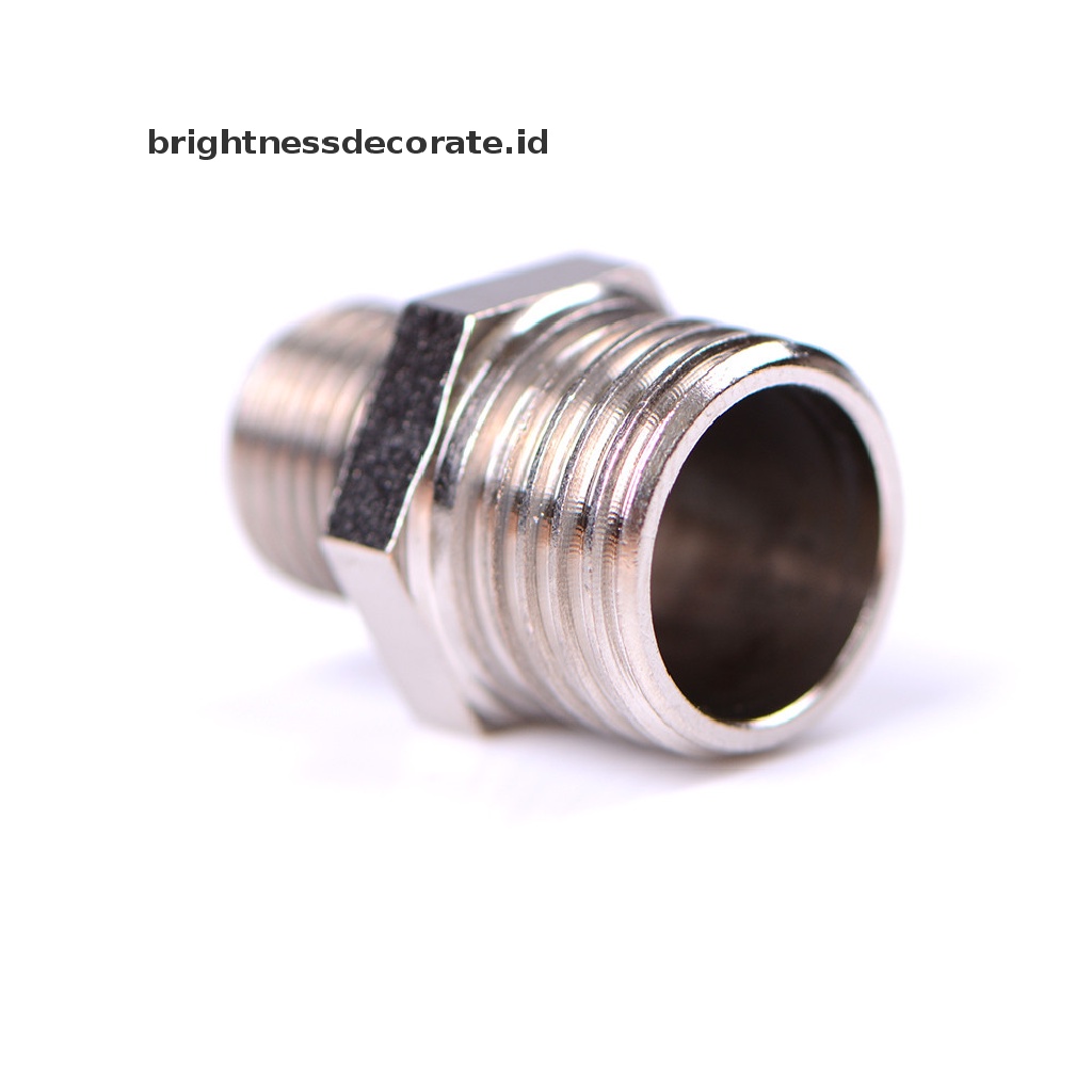 [birth] 1/4'' BSP Male to 1/8'' BSP Male Airbrush Hose Adaptor Fitting Connector [ID]
