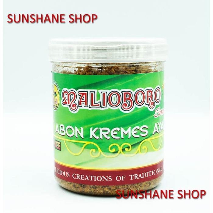 

ABON- KREMESAN KREMES ABON AYAM MALIOBORO - MANIS -MAKANAN-KERING.