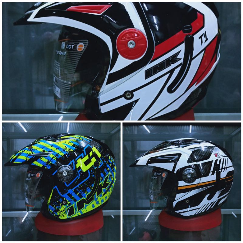 helm ink t1 original double visor tive jp8