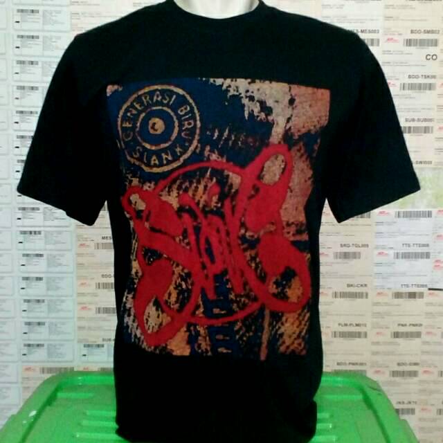 Kaos band slank generasi biru