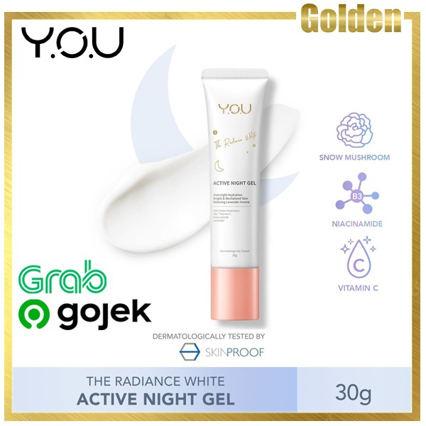 YOU The Radiance White Regenerating / Active Night Gel 30g Original
