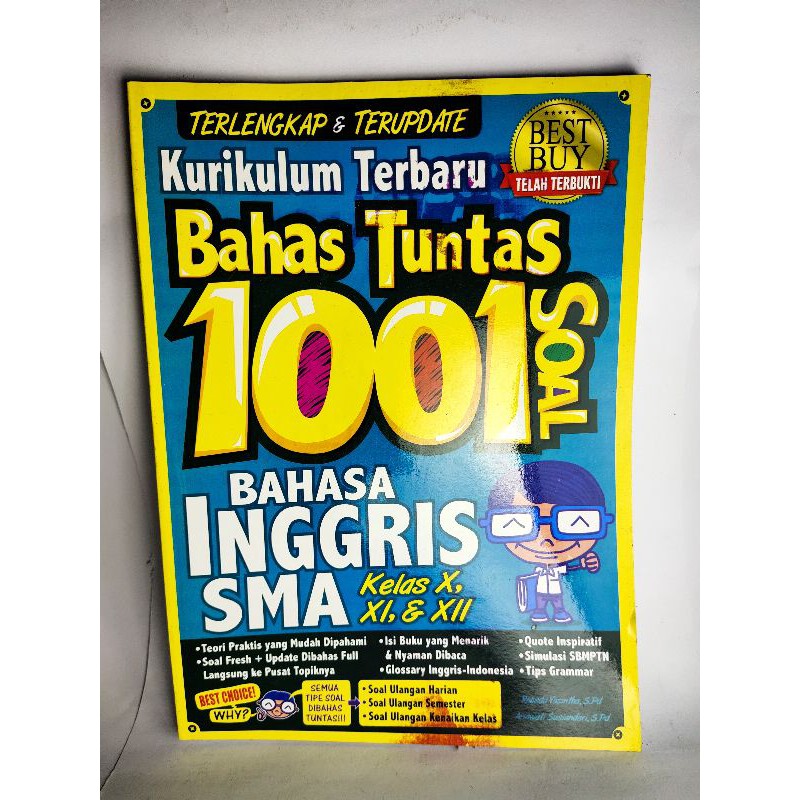 Kurikulum Terbaru Bahas tuntas 1001 soal bahasa inggris SMA . vrd1