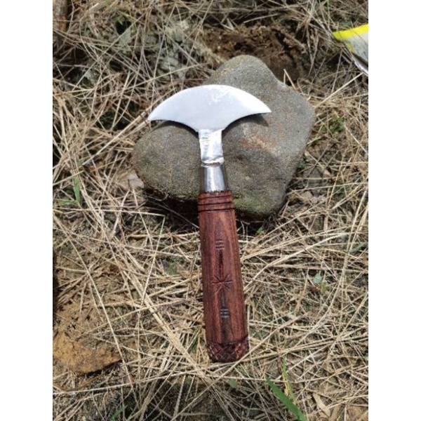 pisau baja putih sisit kulit untuk kerajinan kulit dompet tas sarung pisau dll