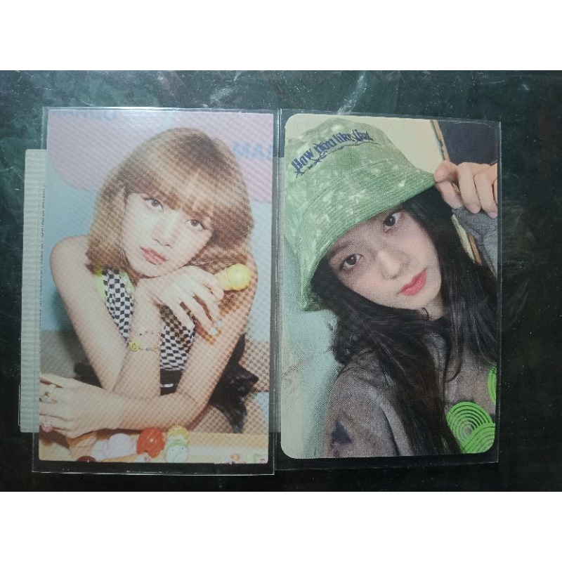 (booked)[take all only] pc photocard jisoo bucket hat lisa sumdi everland jennie rose blackpink
