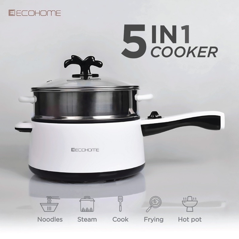 Ecohome Elektrik Multi Cooker Panci elektrik serbaguna panci multi fungsi