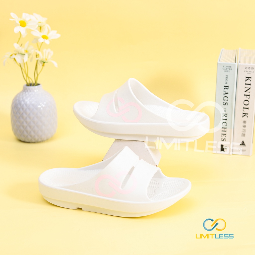 Sandal Kesehatan Slop Wanita Limitless Sandal Cewek Rumahan Nyaman Sendal Ibu Ibu Wedges Eva Phylon Terbaru