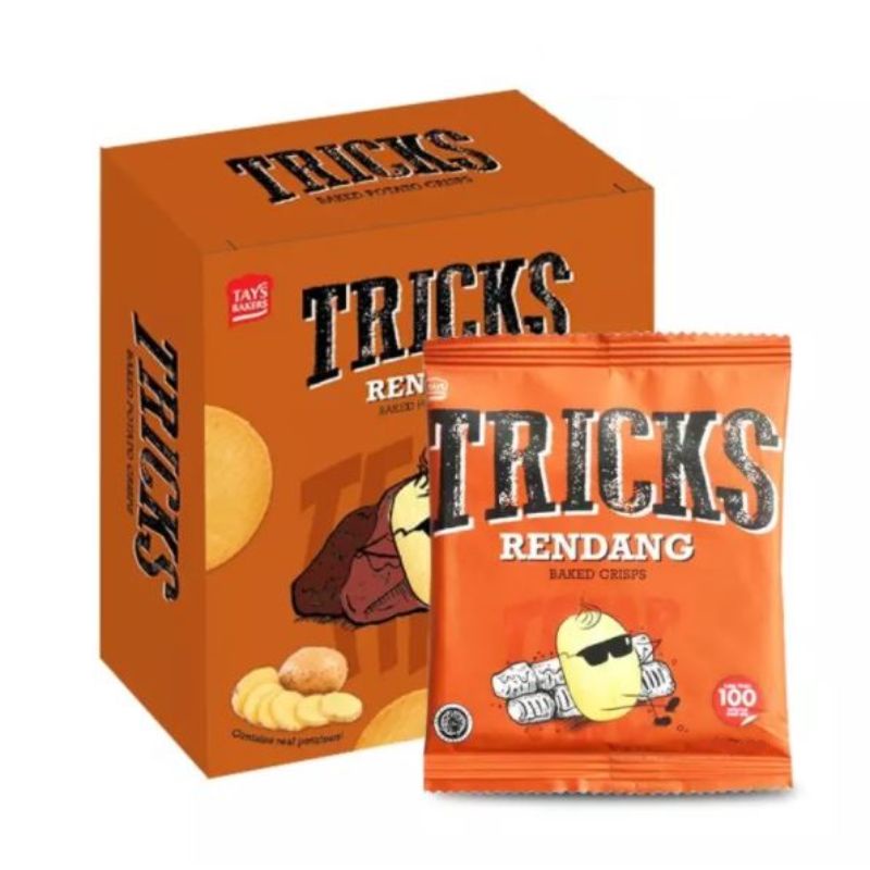 TRICKS BOX ISI 10 PCS / SNACK TRICKS BULGOGI BBQ KIMCHI RENDANG