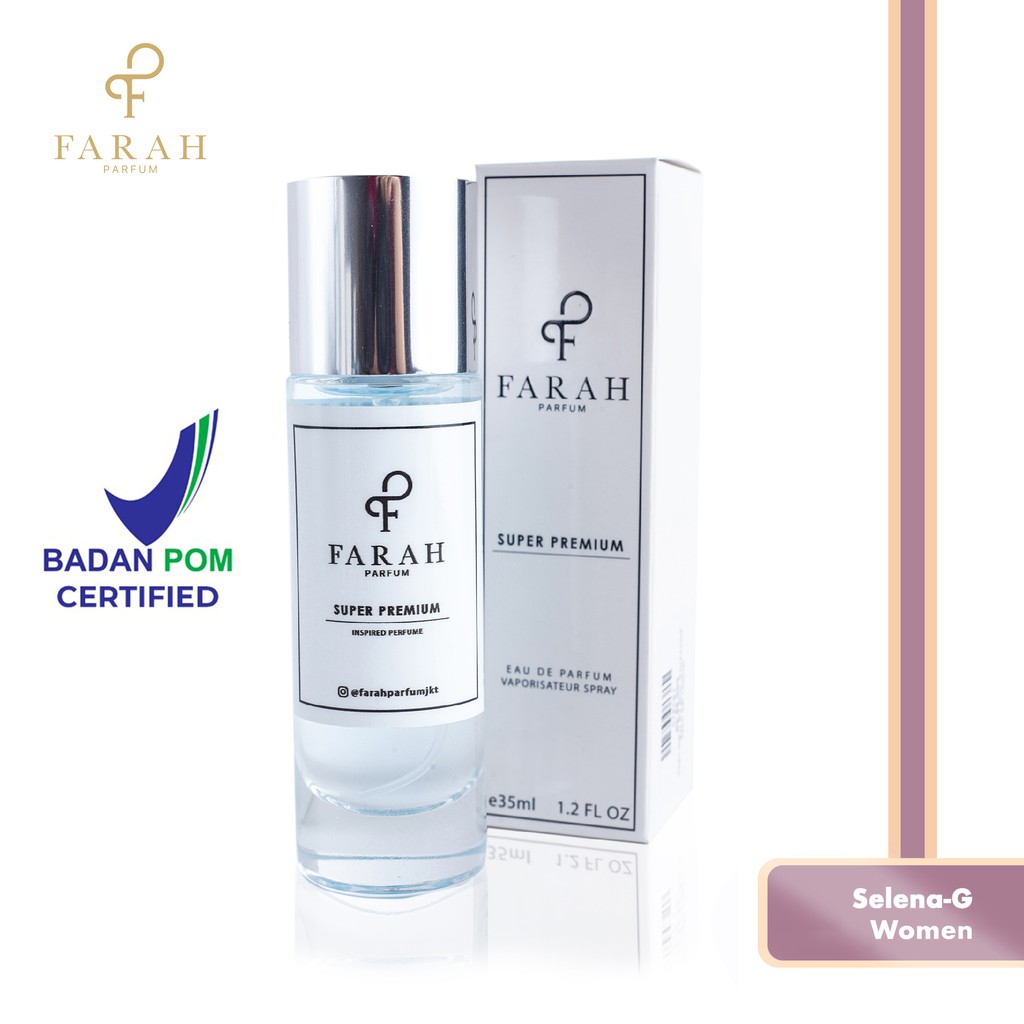 Selena G Women Super Premium by Farah Parfum - Parfume Wanita Tahan Lama