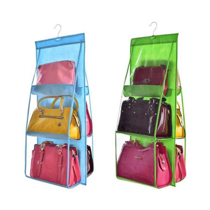 Hanging Bag Organizer - Rak Gantung Tas Anti Debu