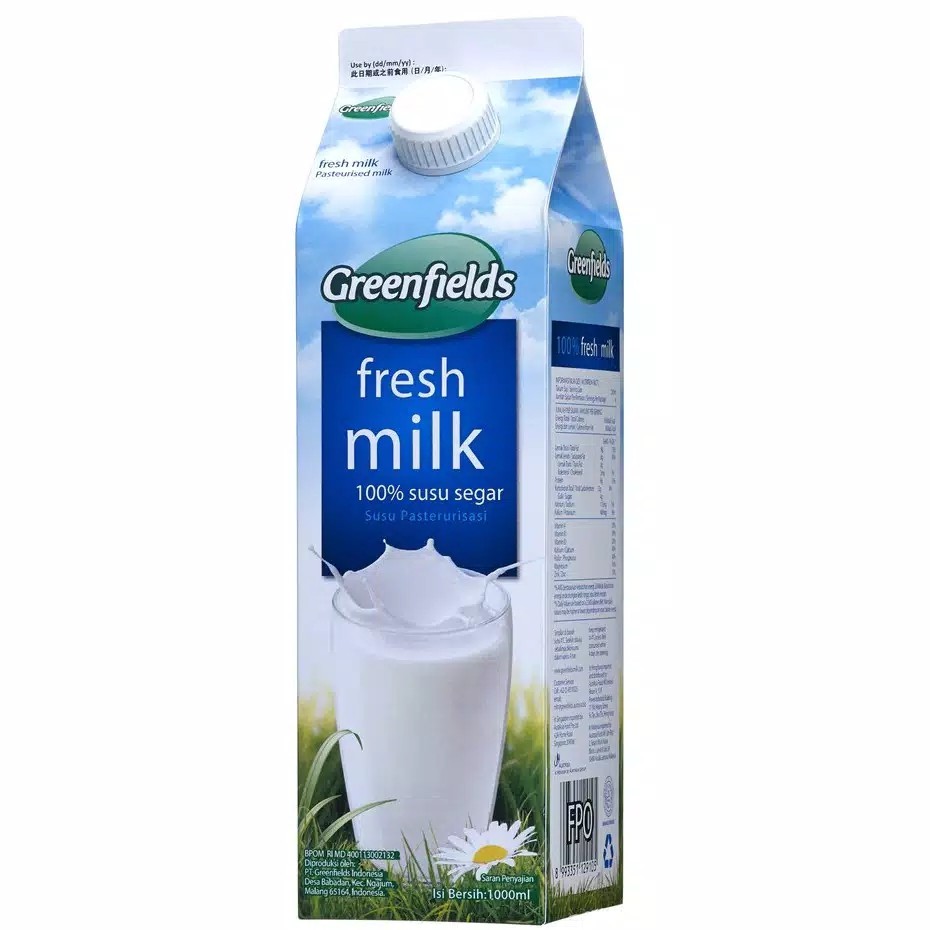 

Greenfields Fresh Milk Plain 1 liter