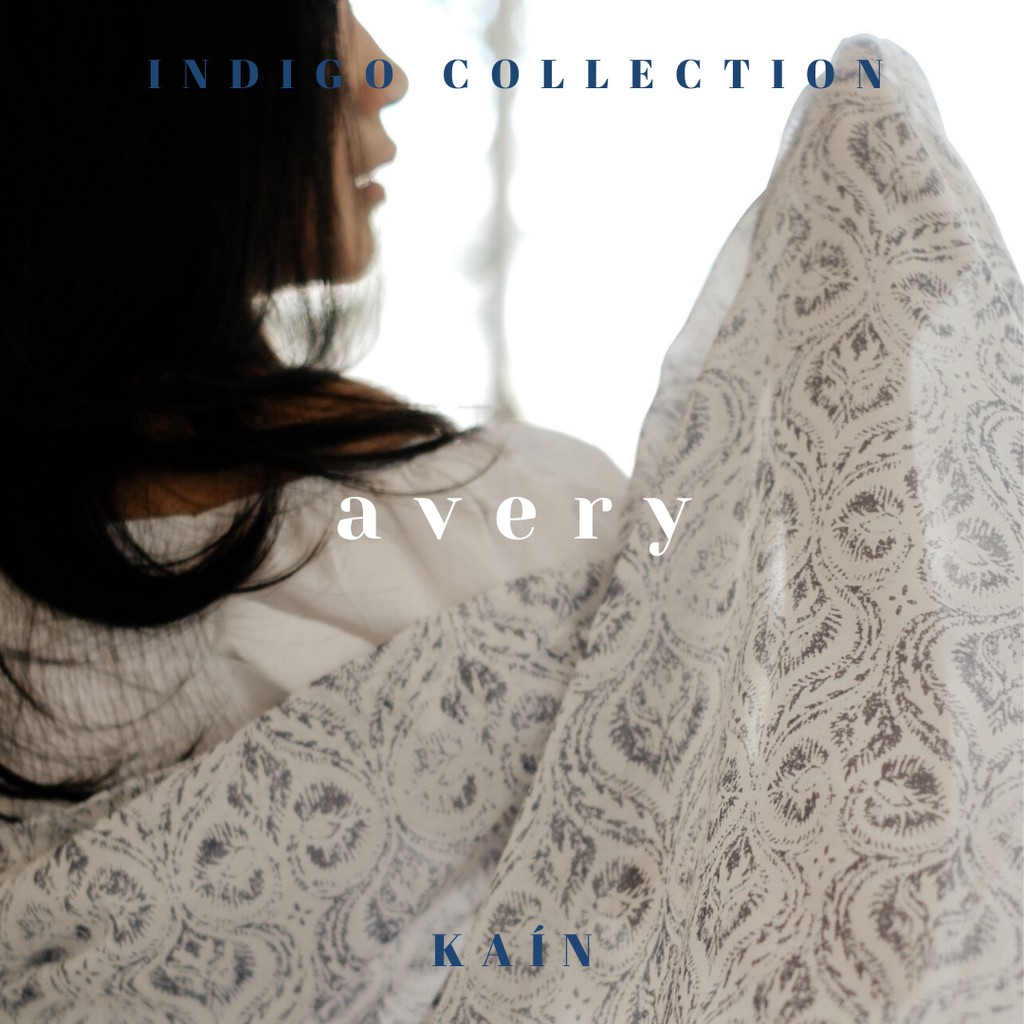 Avery Shawl - Indigo Collection