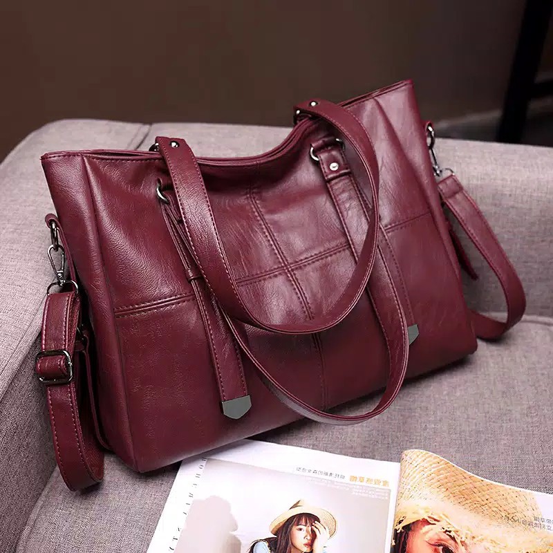 Tas wanita Shoulder Bag 2 Lidah