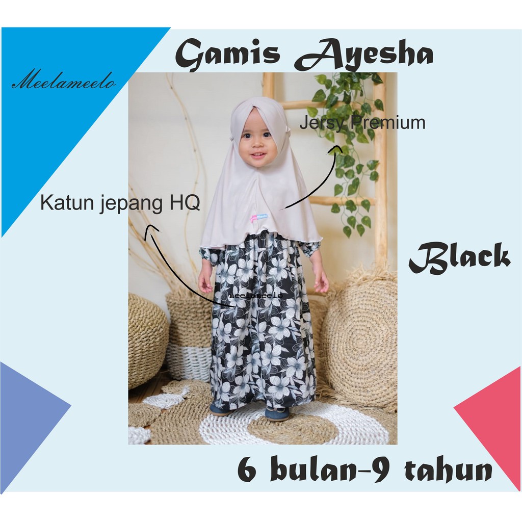 gamis ayesha gamis anak busana muslim anak terlaris