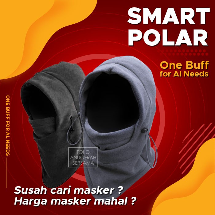 Jual Cuci Gudang Masker Baff Balaclava Berbahan Polar Multifungsi Murah ...