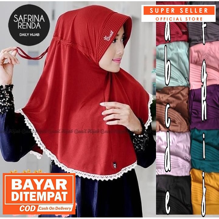 Jilbab Instan Serut Jokowi Renda