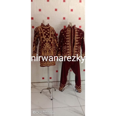 baju bordir pengantin