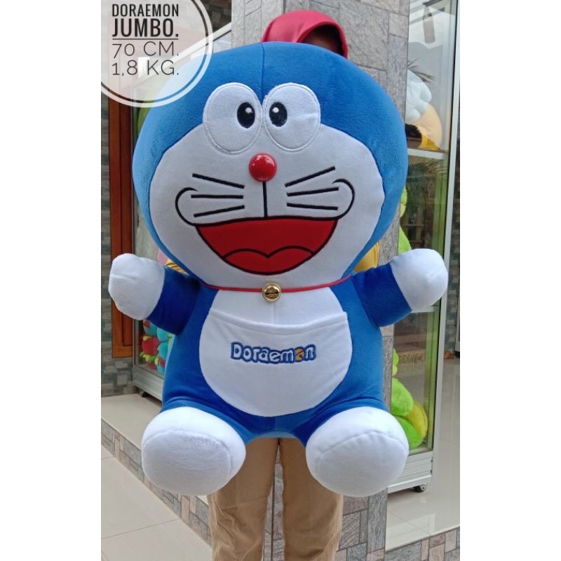 Boneka Doraemon jumbo 70 CM / boneka SNI