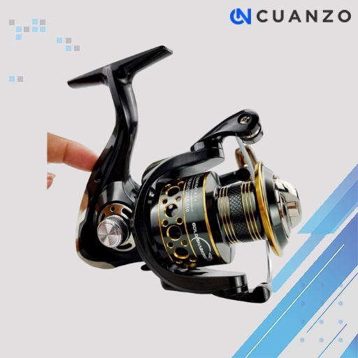 Reel Pancing Spinning Fishing 5.2:1 Ball Bearing 13 - BK4000 - Gulungan Pancing Mini Murah Casting Kayu Metal - Reel Pancing Power Handle Murah Laut Sungai Danau