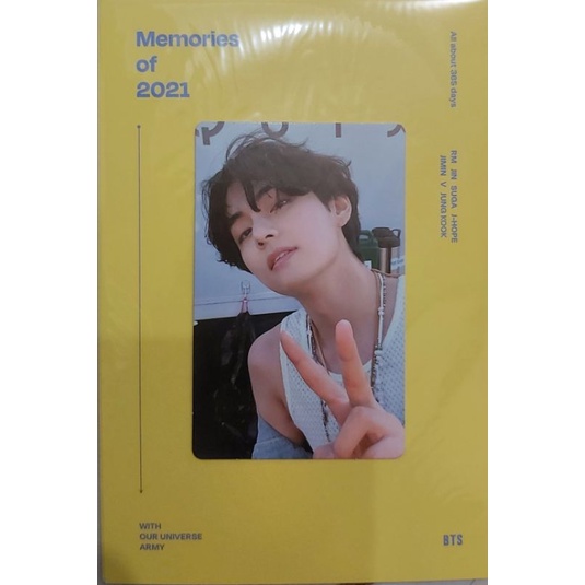 Random Photocard BTS Memories 2021 V Taehyung RPC Memo DVD 2021 V Tae ketek