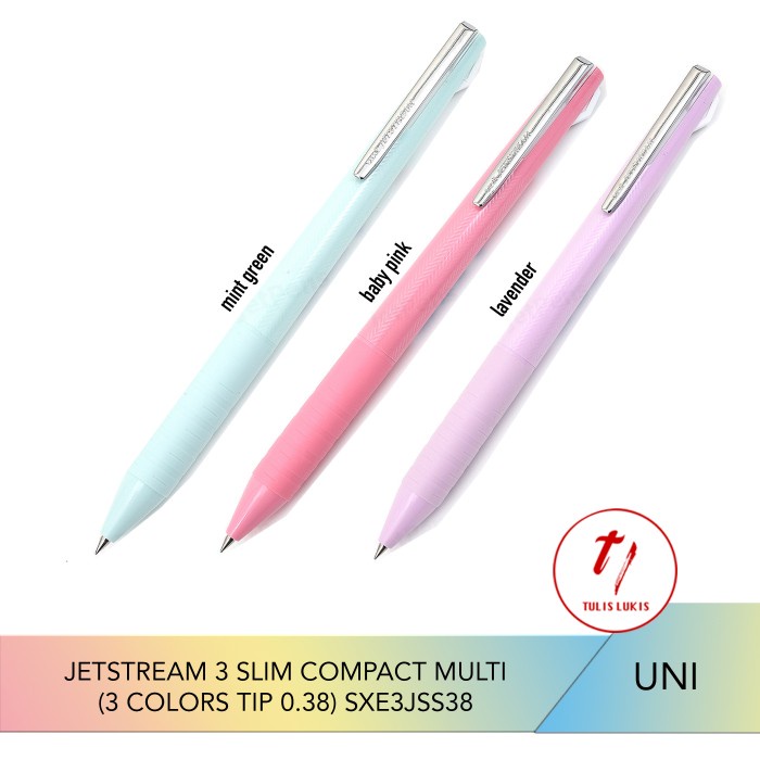 

Pulpen - Bolpen Uni Jetstream 3 Multi Color Slim Compact Tip 0.38 Sxe3Jss38