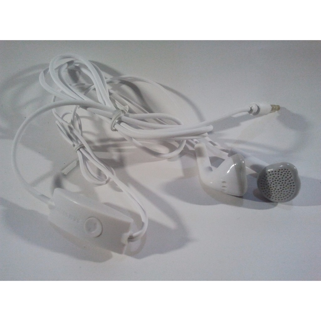 Headset Samsung ORIGINAL 100% With MIC Tanpa Karet (Bass / Copotan)