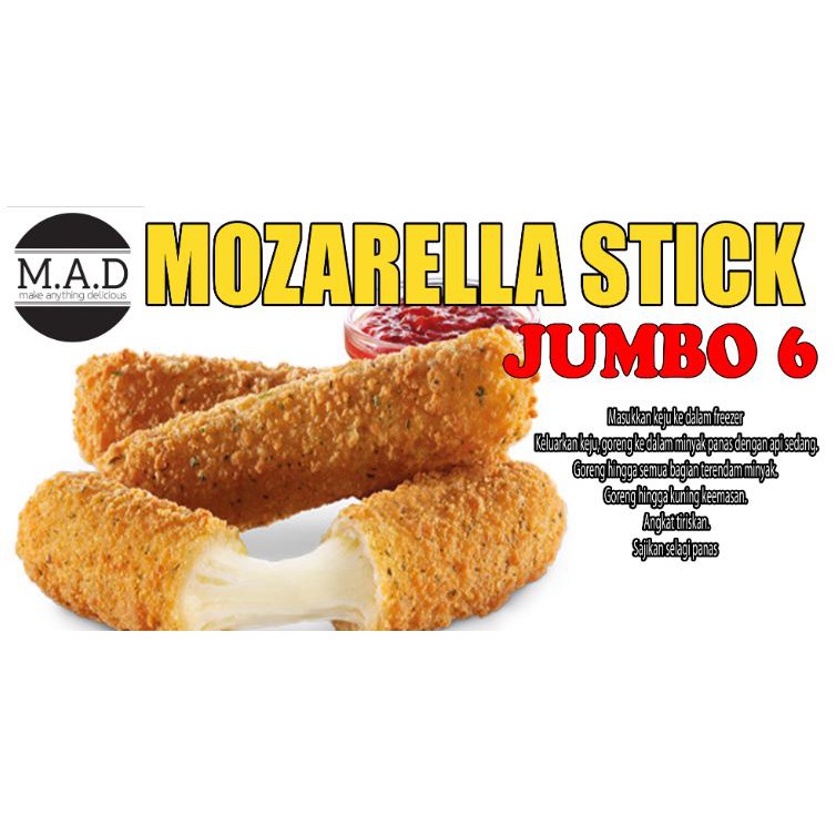 

Frozen Mozarella Stick Jumbo