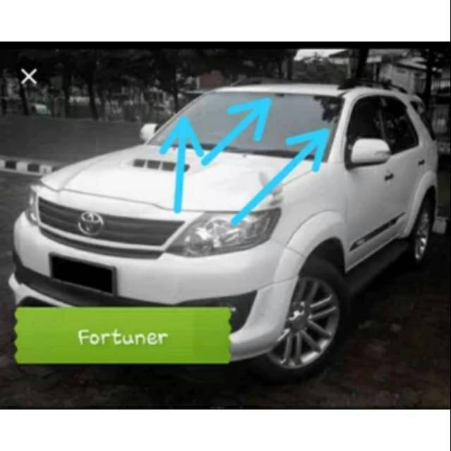 KARET KACA depan FORTUNER BAGIAN kaca besar