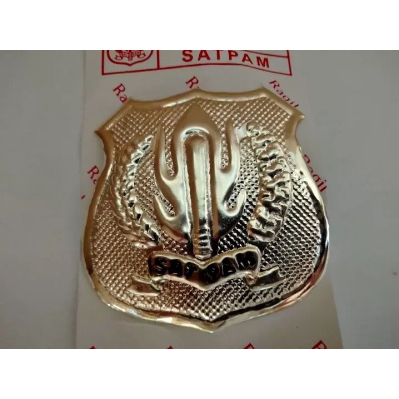 pin satpam besar - pin kewenangan satpam
