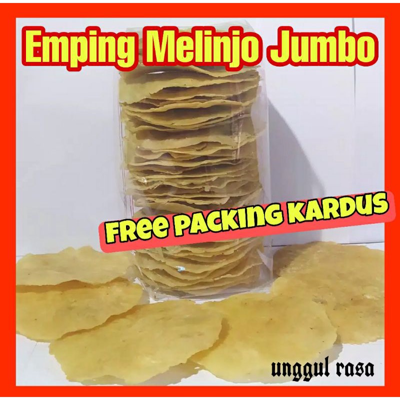 

EMPING MELINJO MENTAH JUMBO 500 GRAM