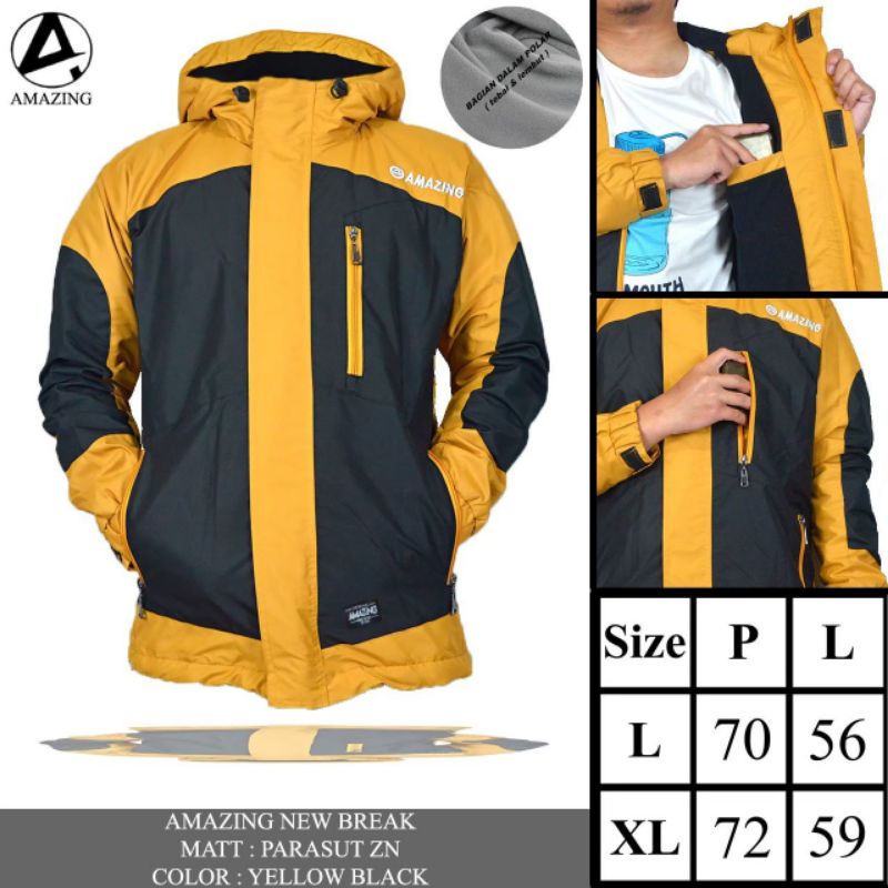 Jual JAKET GUNUNG ORIGINAL / JAKET ADVENTURE TOURING BAHAN PURING POLAR