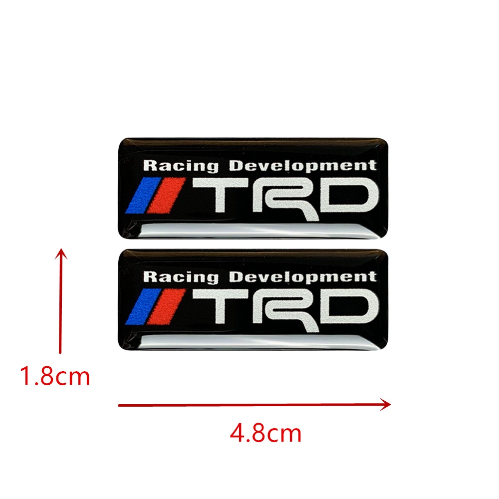 Trd Sticker Dekorasi Handle Pintu Mobil Toyota