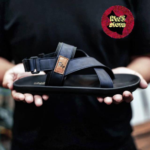 SANDAL ORIGINAL FOOTSTEP FOOTWEAR - TARO NAVY