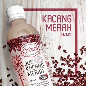 

JUKAJO FIVE/KACANG MERAH ISI 5 BOTOL 350ML