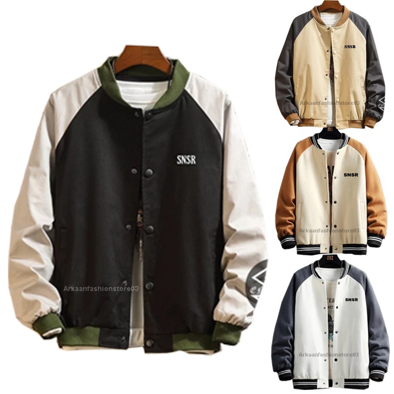 AKN- JAKET BOMBER DISTRO / JAKET BOMBER PREMIUM / JAKET BOMBER PRIA BASEBALL ORIGINAL SNSR